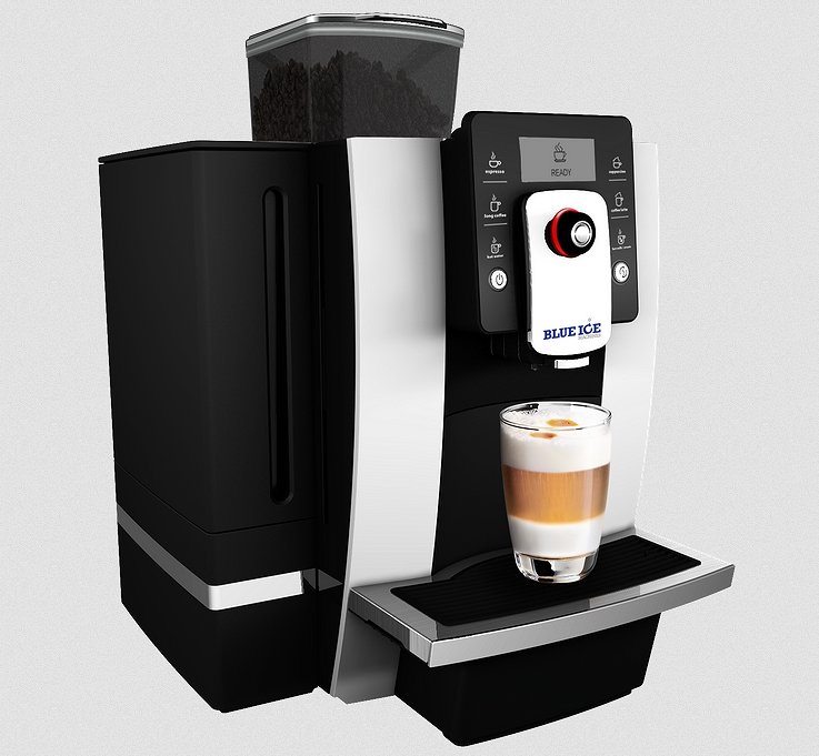 Blue Ice Azzurri Grande Bean to Cup Coffee Machine